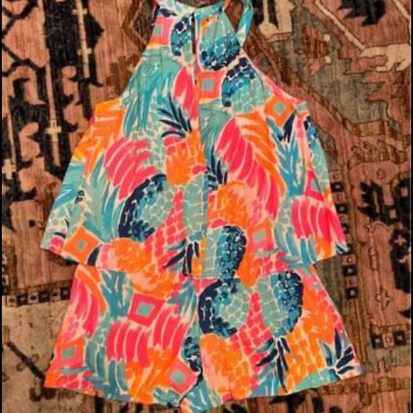 Lilly Pulitzer romper size 2 - Picture 2 of 2